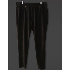 Michael Kors Black XL ribbed leggings.